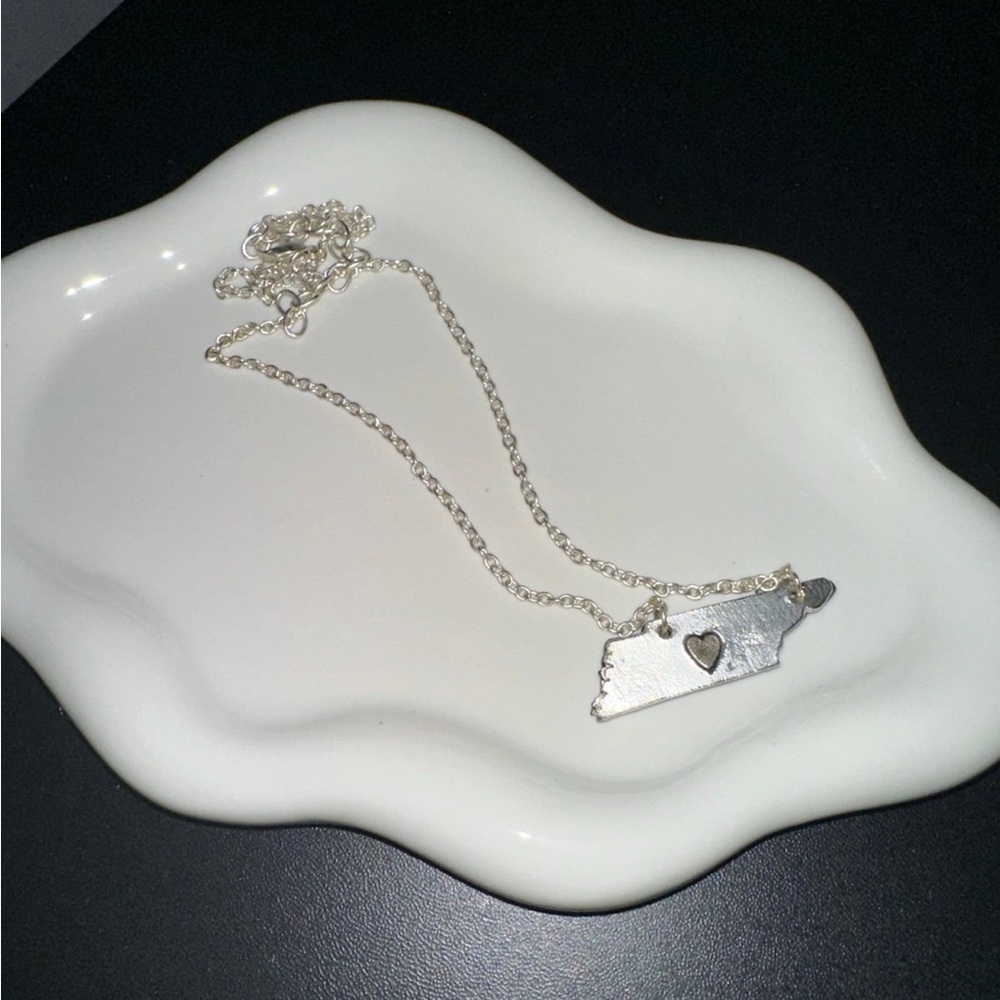 Tennessee State Heart Necklace